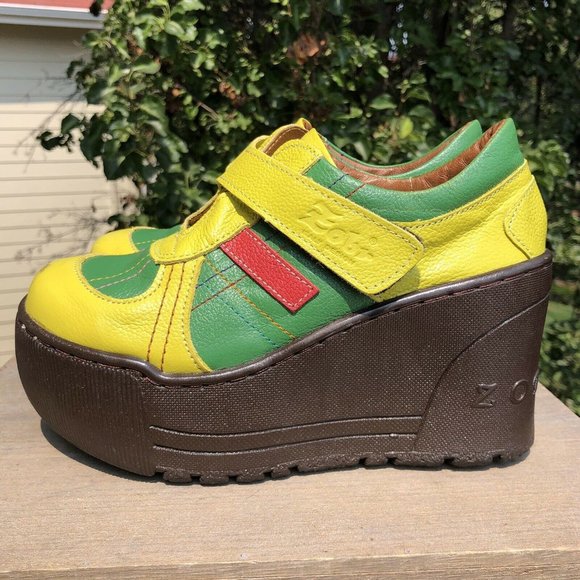 Zobr Shoes - Zobr Italy Design Platform Wedge Chunky Sneakers